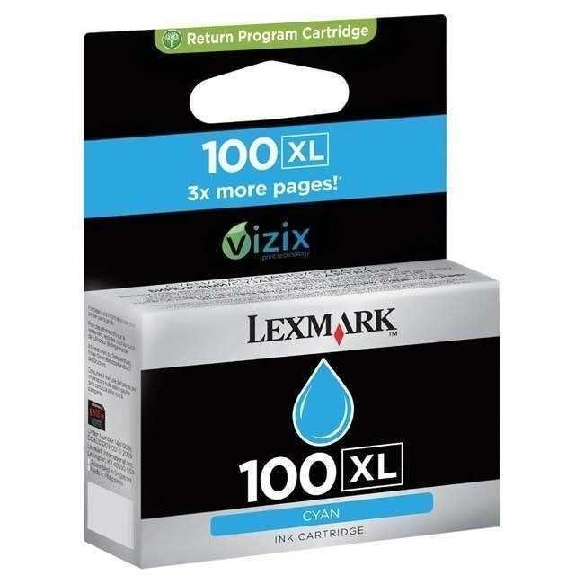 Cartuccia Originale Lexmark 100XL (14N1068E) Nero Alta Capacità