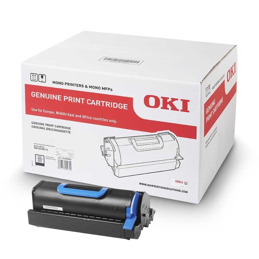 Toner Nero Originale OKI B721 (45488802)