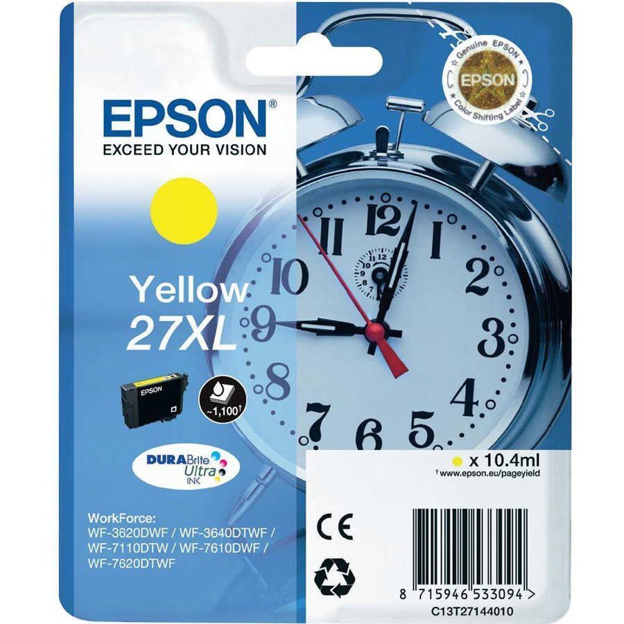 Cartuccia Epson 27XL Giallo (C13T27144020)