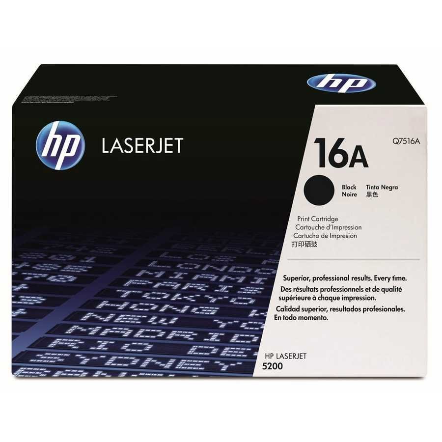 Toner Nero Originale HP 16A (Q7516A) – 12.000 Pagine