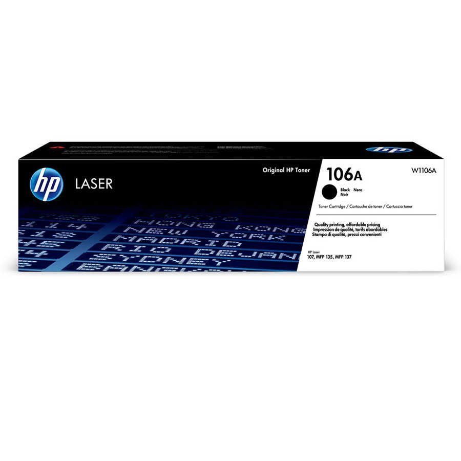 Toner Nero Originale HP 106A (W1106A) – 1.000 Pagine